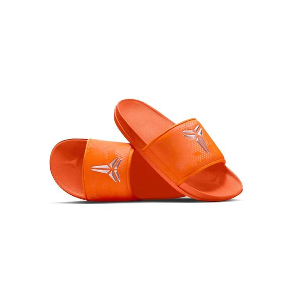 Mens 11 Nike Kobe Offcourt Slide Orange Silver Open Toe Sandals IF2870-800 NEW main image 3